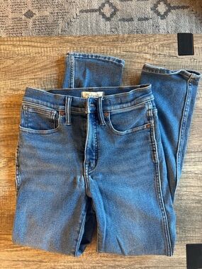 Madewell Stovepipe Jeans Size 24 – High Rise Straight Leg Medium Wash